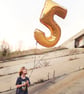 Number Five T-Shirt- kids number 5 tshirt- 5th Birthday outfit for boy or girl - Image 9