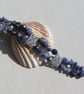 Blue Sodalite Gemstone Chunky Chakra Beaded Bracelet "Harmony" - Image 5