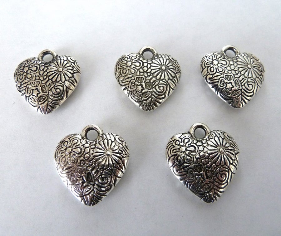 HALF PRICE 5 heart charms