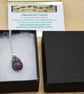 Purple Lepidolite pendant necklace. Libra jewellery - Image 5