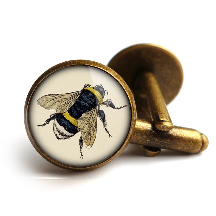 Vintage Bee Cufflinks (ER04)
