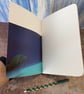 Notebook, Marine themed, A5 (ish), made from up-cycled and recycled materials. - Image 4