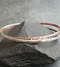 Silver and copper bangle set, Interlocking bangles, Set of two - Image 6