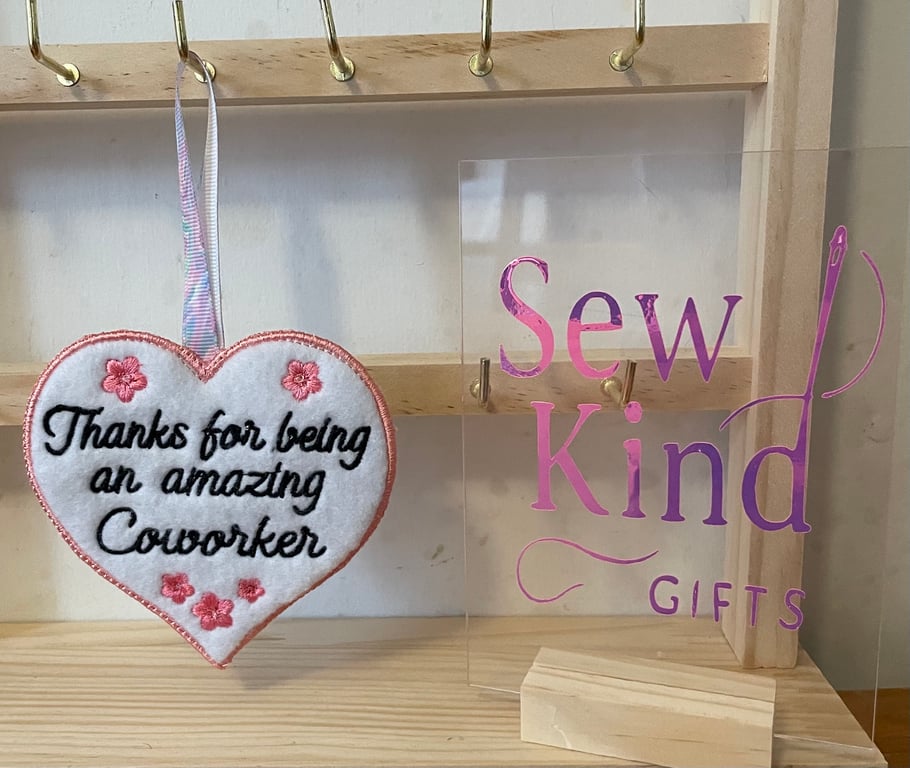 Scented Thank You Heart – A Gift from the Heart Coworker 