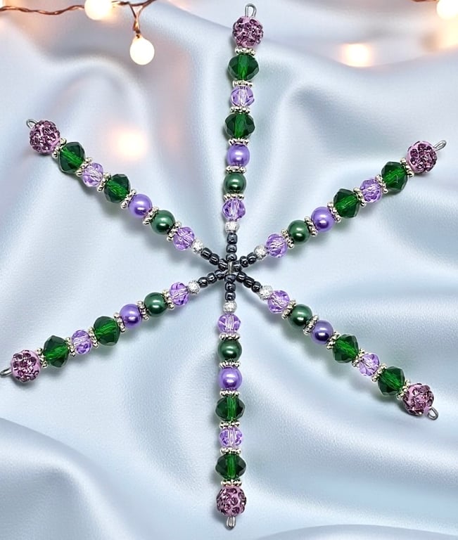 Tree Decoration, Snowflake, Suncatcher, Christmas Decor