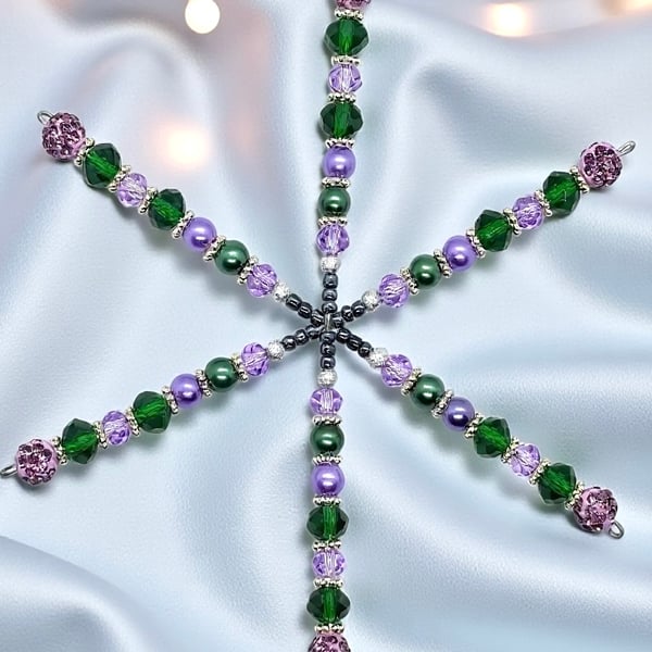 Tree Decoration, Snowflake, Suncatcher, Christmas Decor