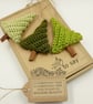 Crochet Christmas Trees with Cinnamon Trunks  - Image 1