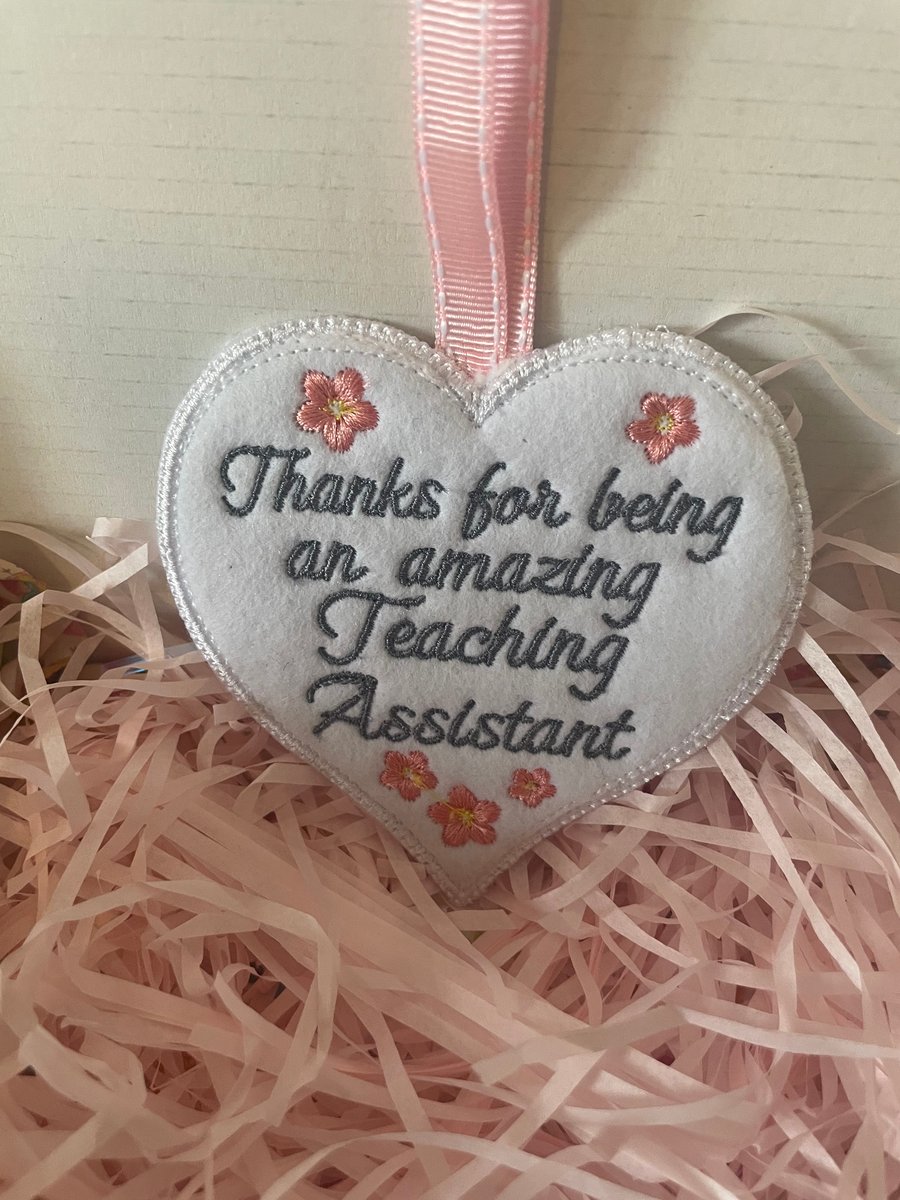 Thank You Heart – Scented with Jasmine ,Gift Teaching Assistant 