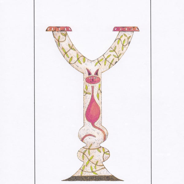 The Cat Candlestick