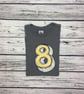 8 birthday shirt, 8th Birthday outfit, 8 year old girl boy Number eight T-Shirt - Image 4