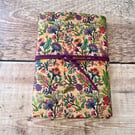Cork Journal with Tropical Flowers