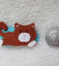 Ginger cat toddler hair clips - Image 4