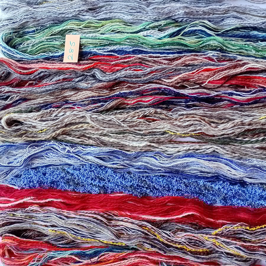 Bundle of creative threads for textile arts and creative crafts