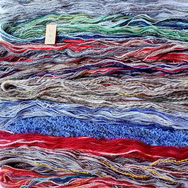 Bundle of creative threads for textile arts and creative crafts