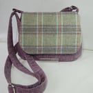 Wool Checked Tartan "Bella" Handbag