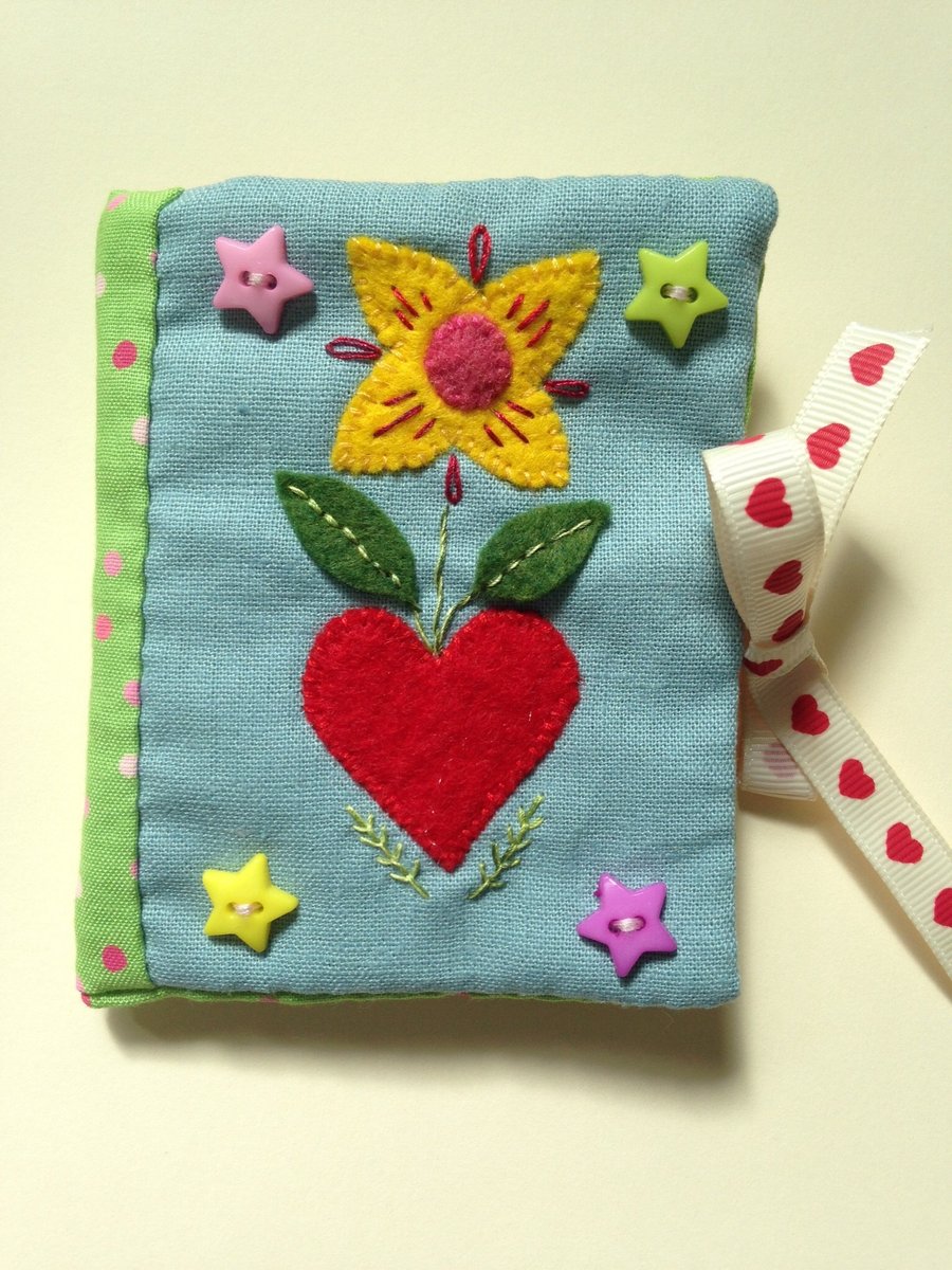 Folk art needle case