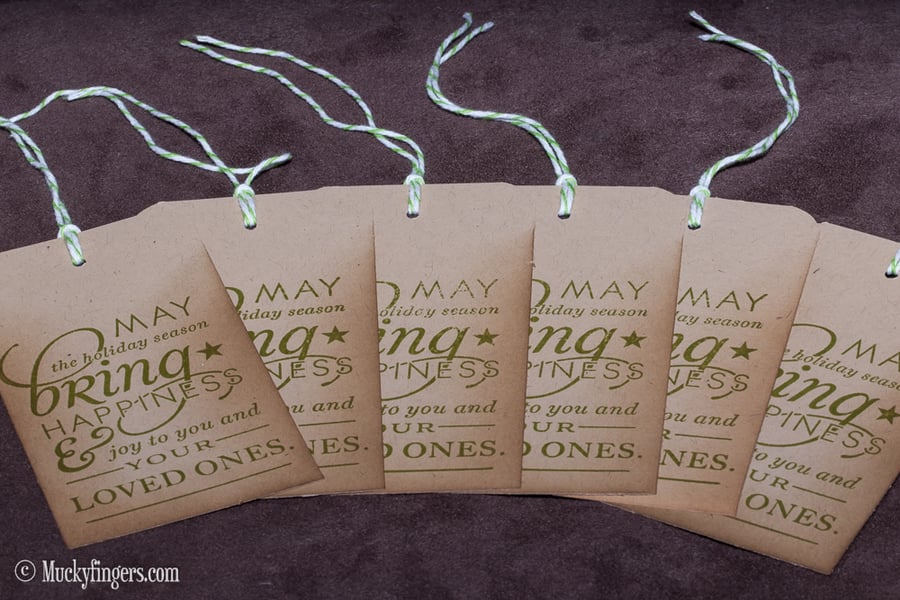 Christmas Gift Tags - Hand Made (6)