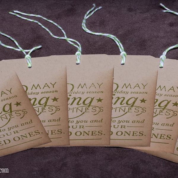 Christmas Gift Tags - Hand Made (6)