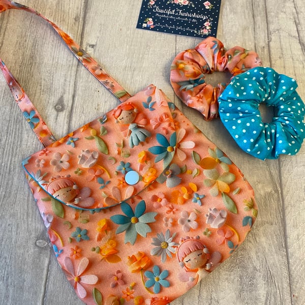 Childs Bag & matching Scrunchie Set