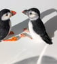 Winter Puffin tiny wool snow globe decoration - Image 8