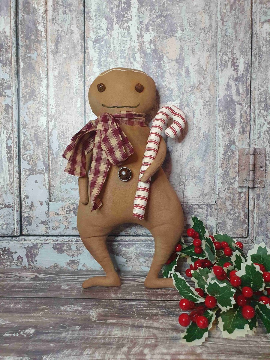 Primitive Gingerbread Man Christmas decoration