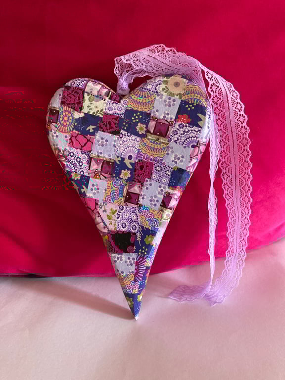 The big decopatch wooden heart