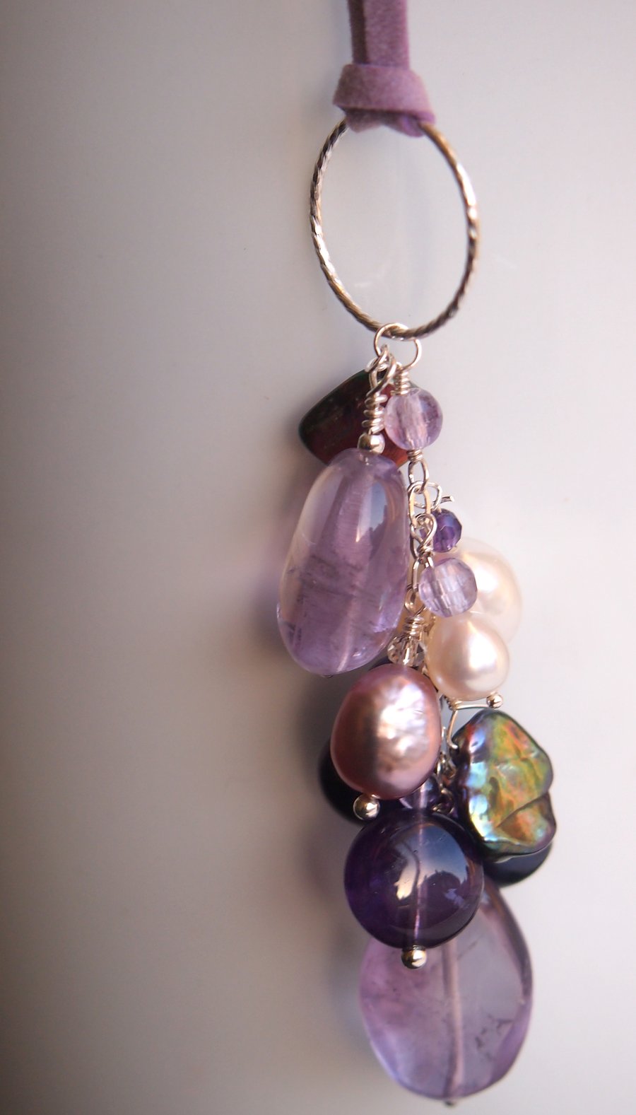 Amethyst Cornucopia pendant for Sonia