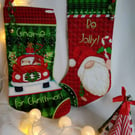 CHRISTMAS STOCKING  SANTA