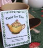 Cosy Cottagecore Wooden Pin - Mushroom Teapot Hygge Accessory - Image 6