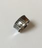 Gift for him - Hammered Sterling Silver 'DAD' ring - Image 2