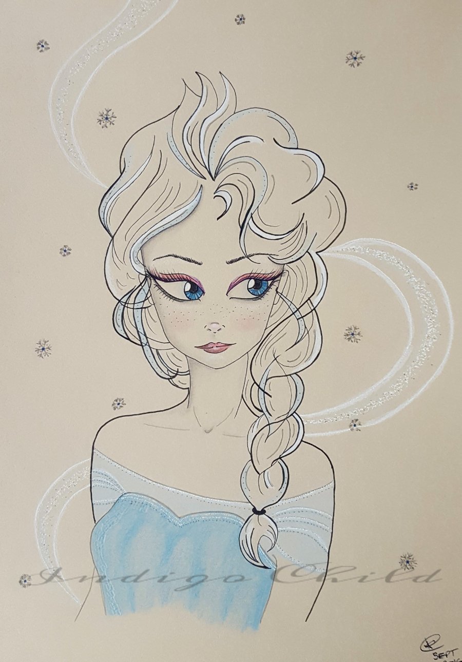 Art Drawing Elsa Drawing