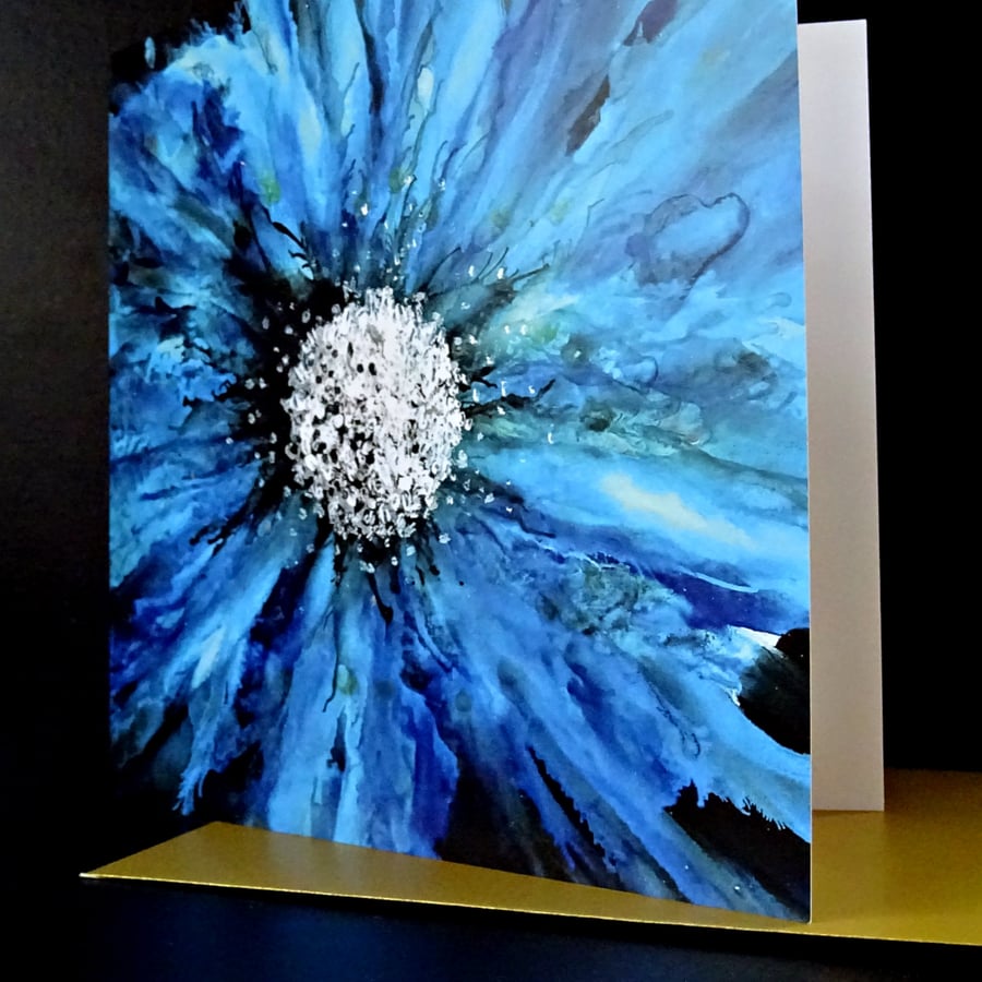 Blank Greetings Card - Botanical Card - Art Card 