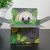 Hedgehog 3D Box Card. Blank or Personalised for any occasion. Gift card holder.