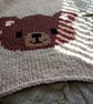 Handknitted Chunky Bear Blanket - Image 4