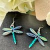 Dragonfly Earrings - Jet Laser Wing