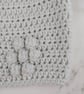 Grey Crochet Mum and Baby Matching Hats, Faux Fur Pom Beanie Set - Image 4