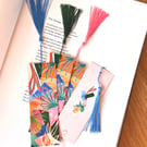 Spring Bloom Bookmark with Tassel