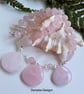 Designer Natural Rose Quartz & Freshwater Culture Pearl Necklace  - Image 8