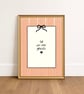 Romantic Ghost Halloween Print, Cute Gothic Decor.