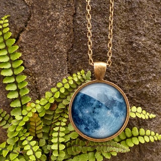 Blue Moon Large Necklace (ER10)