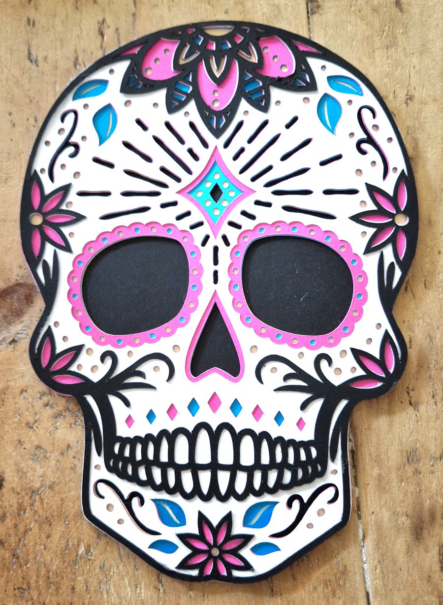 Large Layered sugar Skull