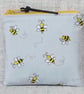 Small purse, coin purse, bees - Image 3