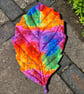 Elm Leaf Mat - Rainbow 