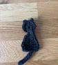 Crochet cat bag charm keychain  - Image 5