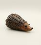 Cute Hedgehog Clay Figurine – Woodland Animal Home Decor - Image 2