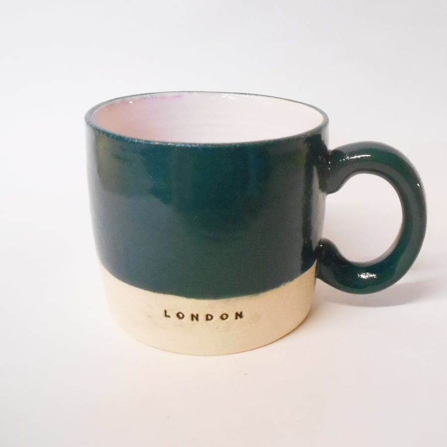 Mug Dark Tidepool London logo Ceramic mug.
