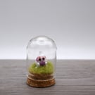 small glass wisp keepsake figure