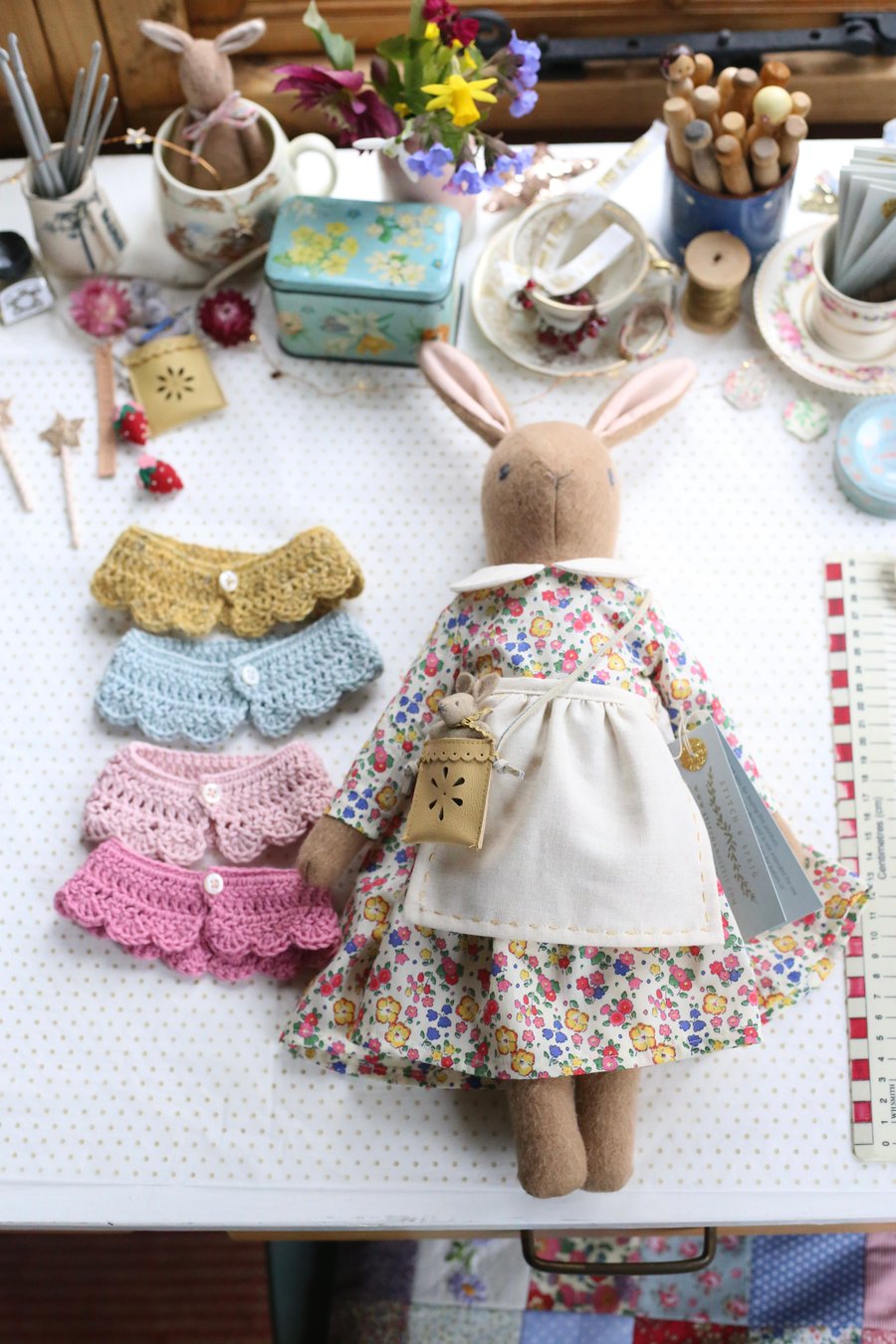 Heirloom  Bunny - Large size Liberty Ella and Libby