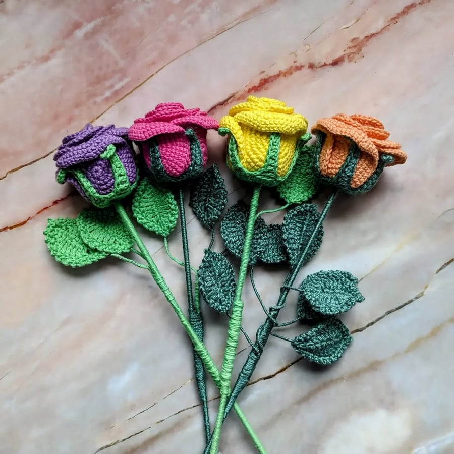 Crochet Rose – A Timeless Gift That Lasts Forever