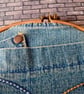 Handmade Denim Pocket Wall Hanging - Medium - Image 4